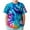 Blue, variant on Kiijoy Short Sleeve Tie Dye T-Shirt for Boys Summer Crewneck T Shirt, Sizes 3-13 & Husky