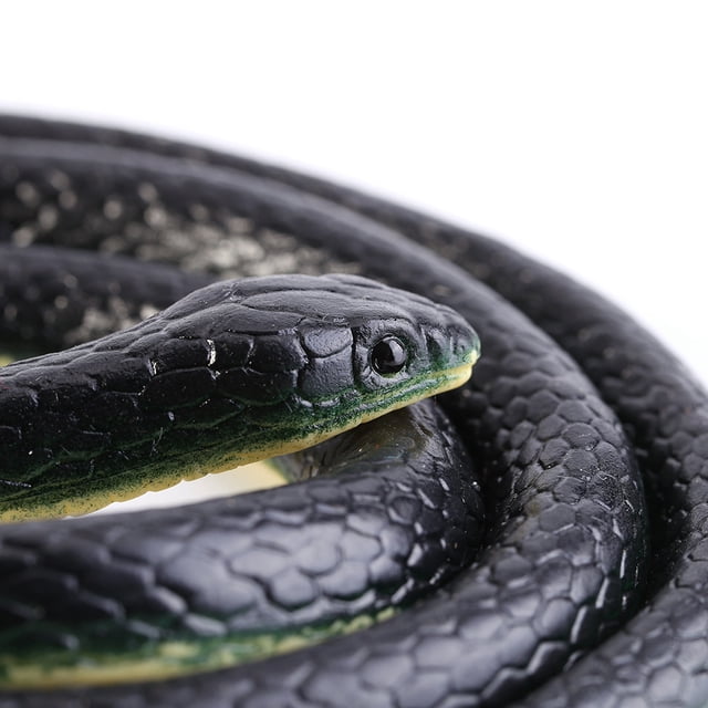 51.18Inch Snake Toys Soft Rubber Snake Rubber Snakes Halloween Gift For Garden Props