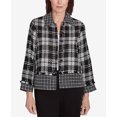 thumbnail image 4 of Alfred Dunner Womens  Spliced Plaid Boucle Jacket, 4 of 6