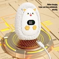 thumbnail image 3 of Mini Calentador De Manos USB, Calentador De Manos Eléctrico Portátil Recargable Con Pantalla Digital Con Forma De Animal De Peluche, Para Adultos, Niños, Actividades Al Aire, 3 of 7