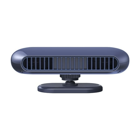 

Bule Electric Car Fan Usb Fan No Blades Low Noise Air Circulation Tabletop Adjustable