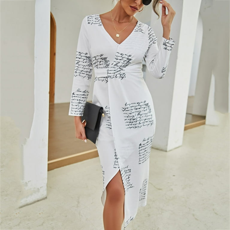 Leg split dress top