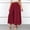 Red, variant on Endives Plus Size Women's Wide Leg Pants Loose Comfortable Spring Summer Baggy Pant Crop Pant Vacation Outfits Outdoors XL-5XL