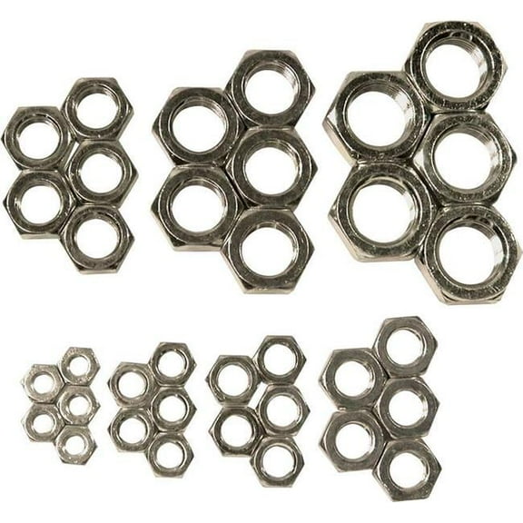 Assortment Steel Left Hand Jam Nut