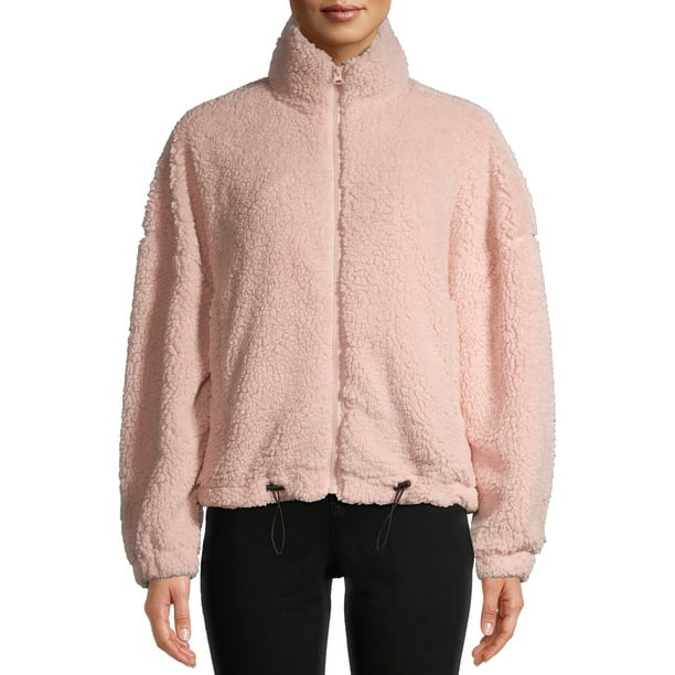 No Boundaries No Boundaries Juniors Full Zip Sherpa Jacket Walmart