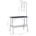 thumbnail image 4 of vidaXL Table de Toilettage pour Chien Réglable avec 2 Boucles et Panier, 4 of 5