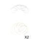 thumbnail image 1 of Diadema de Metal Yuyangstore 30 Uds Banda para el Cabello Manualidades DIY, 1 of 8