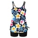 thumbnail image 5 of Trajes de baño tankini para mujer Trajes de baño de dos piezas con espalda de tiras y estampado conservador para mujer Traje de baño de dos piezas para mujer, 5 of 6
