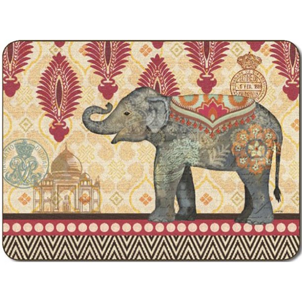 Jason Caravan Elephants Set of 4 Placemats D6 251
