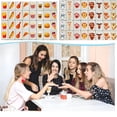 thumbnail image 6 of CYFW 8 Animals Pattern+8 Foods Pattern Seaside Escape Game Blocks Mahjong Sets with 65 Tiles 30mm Flag and Ball Pattern with Handbag for Spring Picnic Party Gift., 6 of 7