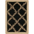 thumbnail image 2 of SAFAVIEH Chelsea Alecia Geometric Borders Wool Area Rug, Black/Gold, 2'6" x 4', 2 of 10