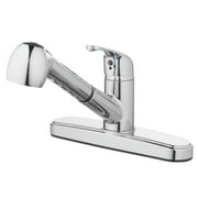 Mainstays Single Handle Kitchen Sink Faucet with Pull-Out Sprayer and Chrome Finish