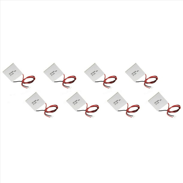 8 Piezas 40X40Mm Generador de EnergíA TermoeléCtrica SP1848-27145 Peltier TEG MóDulo