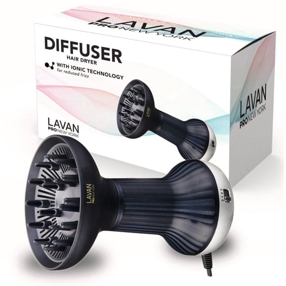 Diffuser Hair Dryer for Curly Hair – Ionic Technology Hair Dryer with Adjustable Heat & Speed Settings for Frizz-Free, Defined Curls,Lightweight Hair Dryer,Wavy And Curly Hair