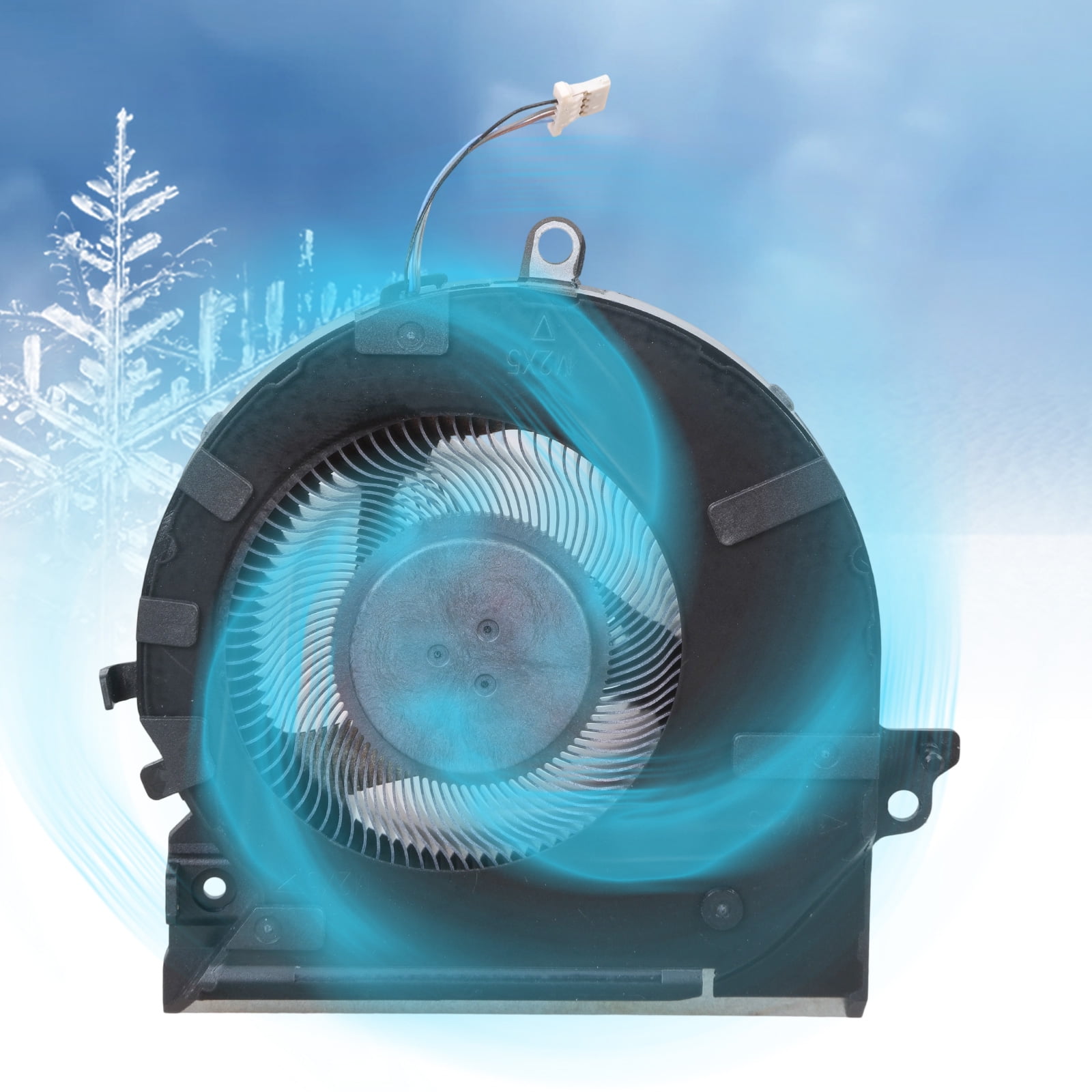 CPU GPU Radiators DC12V 4Pin 4wires Laptop Coolers Fan Replacement for OMEN 16-B 16-C