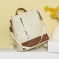 thumbnail image 2 of Mochila de cuero suave para mujer, bolso de hombro de moda para mujer, bolso de viaje para mujer, mochilas pequeñas, bolsos escolares para niñas, 2 of 5