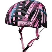 Krash! Jungal Pink Bicycle Helmet, Youth 8+ (54-58 cm)