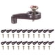 thumbnail image 1 of Uxcell 100 Pack Clips de Retención de Vidrio con Tornillo Cilíndrico de 4mm para Armario Transparente, 1 of 1
