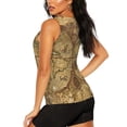 thumbnail image 2 of Goofa World Map1 Printed Womens Workout Tops for Women Sleeveless Yoga Shirts Athletic Running Tank Tops Sleeveless Gym Clothes Workout Apparel-XX-Large, 2 of 9