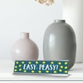 thumbnail image 3 of Easy, Peasy! Lemon Silver Frame Desk Sign (2x8"), 3 of 3