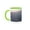 Green/White, variant on 3drose, Worlds Largest Salt Flats in Uyuni, Bolivia as the Sun Is Rising., 11oz Mug