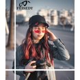thumbnail image 5 of FEISEDY Fashion Designer Sunglasses Retro Small Petals Shape Arc Temple Design B2298, 5 of 5