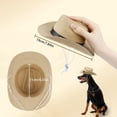 thumbnail image 5 of Stylish Cowboy Dog Costume Hat and Scarf Set - Breathable, Adjustable, and Comfortable for Small, Medium, and Large Dogs, 5 of 5