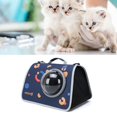 thumbnail image 4 of Bolsa de transporte para gatos Bling Bling Bolsa de viaje transpirable, 4 of 10