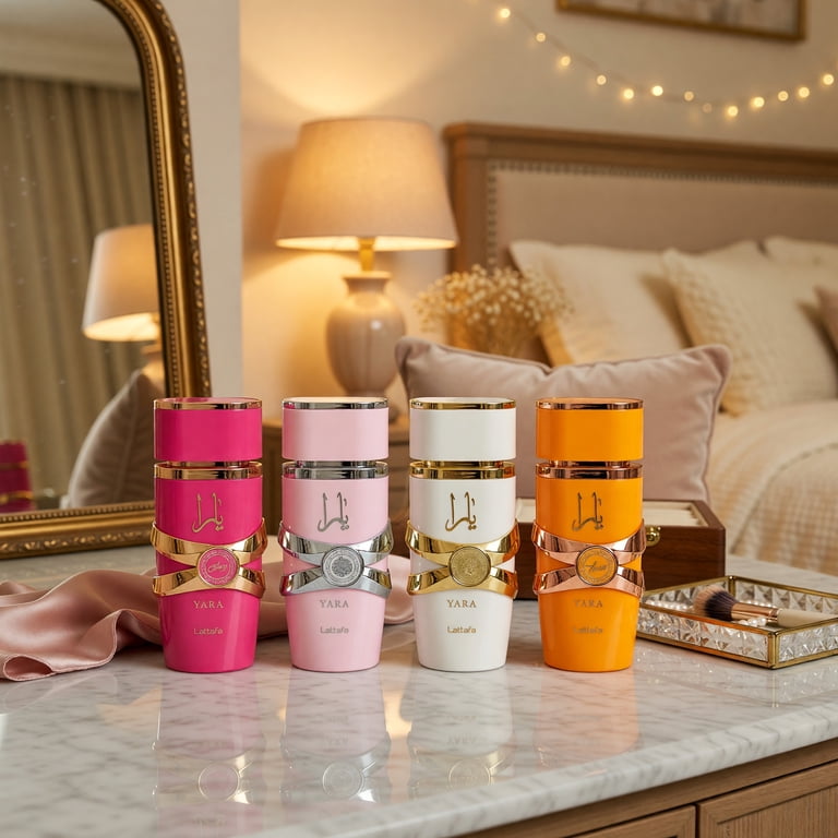 Lattafa Yara Collection Gift Set, 4-Piece for Women, Includes Yara