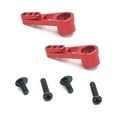 thumbnail image 2 of serony 2 Pièces RC Voiture Servo Bras Modèle Véhicule Métal Direction Bras Réparation Pièces de Rechange pour WL Jouet A949 Rouge, 2 of 6