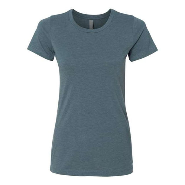 Next Level Womens CVC Crew Tee (6610) Indigo l Ropa de siguiente nivel 6610