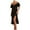 Black, variant on IROINNID Summer Dresses for Women , Women Wedding Guest Maxi Classy Dresses with Short Sleeve and Off-The-Shouder Ruffled Stain Outfits Dress