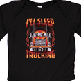 thumbnail image 4 of Inktastic Truck Driver Funny Big Rig Truck Driving Boys or Girls Long Sleeve Baby Bodysuit, 4 of 5