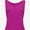 Fuchsia, variant on Women's Summer V Neck Tank Top Basic Sleeveless Casual Fit Shirts