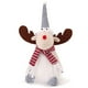 thumbnail image 2 of Dekaim Muñeco De Alce De Navidad Decoración Linda Adorno De Muñeca Animal para Fiesta Hogar Tienda Ventana Oficina(Gris), 2 of 5