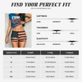 thumbnail image 5 of American Flag Usa Workout Shorts For Women Scrunch Butt Lifting Yoga Gym Seamless Booty Biker Shorts Large, 5 of 9