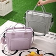 thumbnail image 4 of SXcggal Sac à Lunch Isolé Réutilisable pour École Pique-Nique Conteneur Thermique avec Poignée Polyester Durable Incassable Multitaskig Ustensiles de Cuisine, 4 of 5