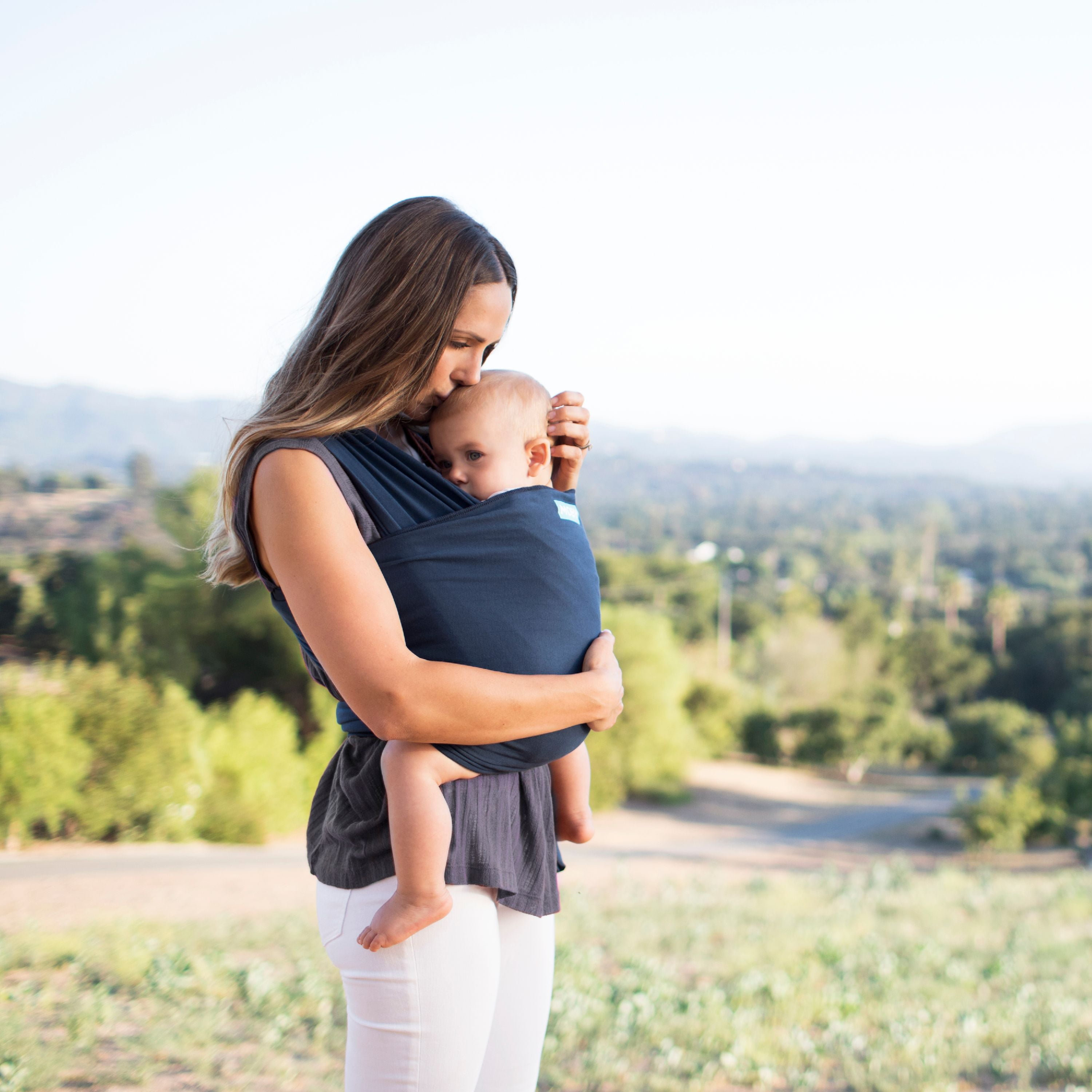 Moby Wrap Classic Baby Wrap Carrier in Midnight