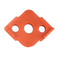 thumbnail image 1 of Herramientas de grabado de plantilla de arco para carpintería, localizador de ángulo R para mesas (naranja B), 1 of 3