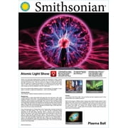 NSI Smithsonian12 High Plastic Plasma Ball Battery Operated. Recommended for Ages 14 Years and up