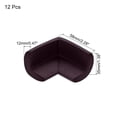 thumbnail image 2 of Unique Bargains 12 Pack Corner Protector, Table Corner Protectors for L-Shape(Brown), 2 of 6