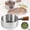 C, variant on Stainless Steel Sauce Cup with Wooden Handle for Dipping, Steak, Salad, and Condiments, Durable and Easy to Clean, Western Dining Kitchenware 125ml
