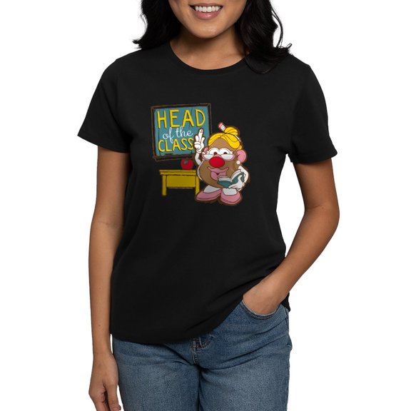 CafePress - Mrs. Potato Head Of Class Women's Classic T Shirt - Women's Traditional Fit Dark T-Shirt