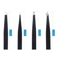 thumbnail image 2 of Juego de pinzas para cejas, pinzas de acero inoxidable para cejas: la mejor precisión para eliminar vello facial, pelos encarnados, astillas, puntos negros y garrapatas, 2 of 6