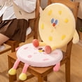thumbnail image 5 of Biscuit Almohada Galleta Redonda de Peluche de Juguete Realista de Alimentos Snack Cojín de Asiento de Juguete de Felpa Prop Regalo Verde, 5 of 5