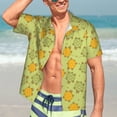 thumbnail image 5 of Lsque Cute Turtle pattern Hawaiian Shirt for Men, Unisex Summer Beach Casual Short Sleeve Button Down Shirts-X-Large, 5 of 9