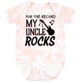 thumbnail image 3 of Inktastic For the Record, My Uncle Rocks Boys or Girls Baby Bodysuit, 3 of 5