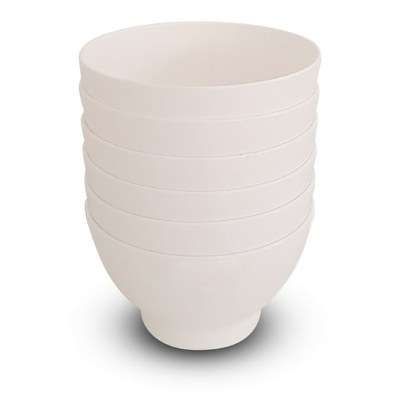 KIT POCILLOS P/POSTRE 6 PZAS 500 ML BLANCO PATZU COZA 99197/4007