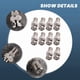 thumbnail image 5 of 10pcs Adaptador de conectador coaxial enchufe BNC macho a F hembra para Camara del CCTV, 5 of 5