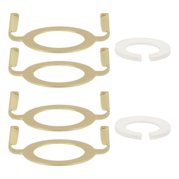 Senikei 2 Sets Lamp Shade Reducer Washer Lamp Ring Metal Lamp Shade Ring Converter